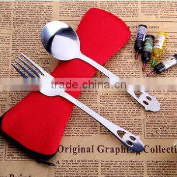 2016 simple design and practical cutlery set