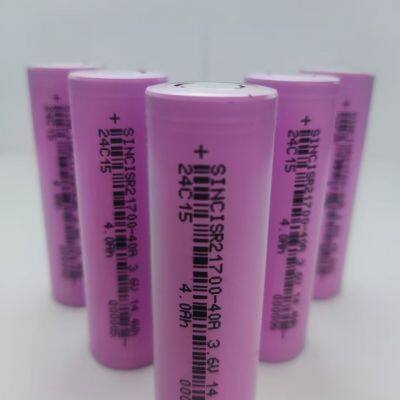 lithium ion battery cell 21700 4000mAh 3.6V rechargeable cell