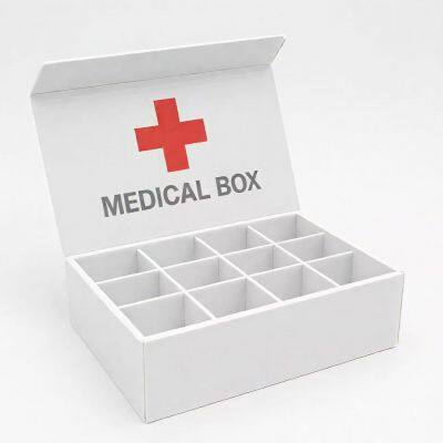 Custom PP Corrugated Medical Storage Boxes – Compartmented Pharma Packaging Solutions