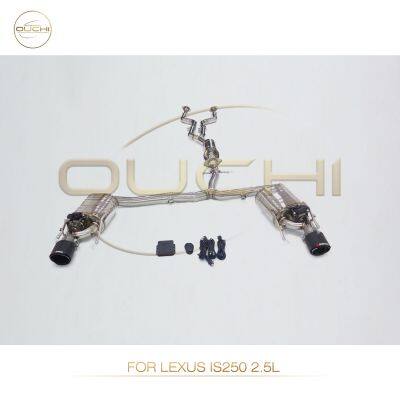 Stainless Steel Exhaust System Catback for Lexus IS250/ LC500/RCF Muffler With Tips High-performance Car Exhaust Parts Precise Installation