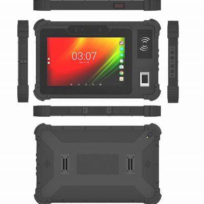 HR867 Hidon OEM 8 Inch Android 11Rugged Tablet HR867 With Front NFC Fingerprint 2D Barcode Scanner UHF RFID SMA RS232 RJ45 Port photo-4