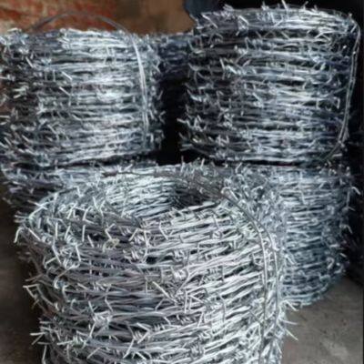 Galvanized-Coated Iron Wire Blade Barbed Wire Coil for Prison Fence Protection Railway Concertina Razor Wire