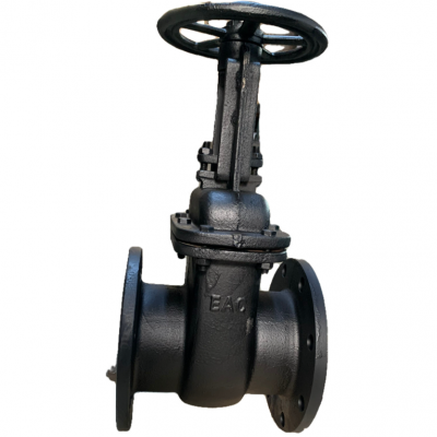 DN100 Cast Iron Gate Valve PN16 PN25 GOST Standard Flange End Gate Valve Factory photo-4
