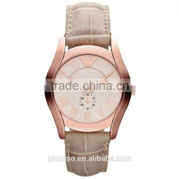 Women's Valente Stainless steel case, Leather strap, Silver dial, Quartz movement WATCH