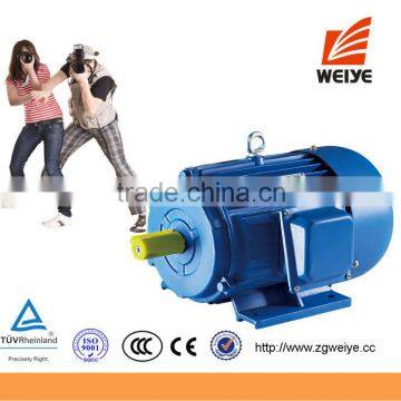 Cast iron electric motor with reduction gear 3 phase induction motor 7.5kw 1440 rpm