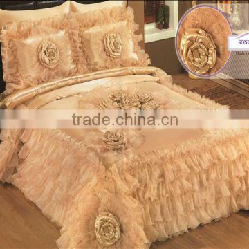 Handwork/Patchwork Luxcury Jade wedding bedding set Turkey and Middle east style