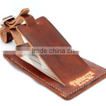 Genuine leather luggage tag,hottest!!!