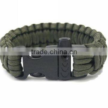 Fashion Stainless Steel Gold Clasp 550 Glow-in-the-dark Paracord Bracelet photo-2
