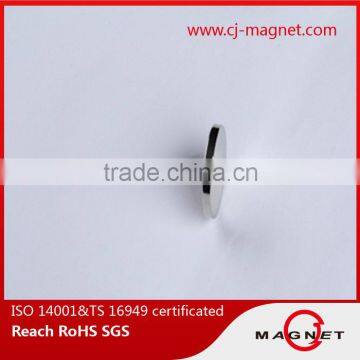 N52 D30X17 mm NdFeB magnet with ISO9001 ISO14001 for speaker and car