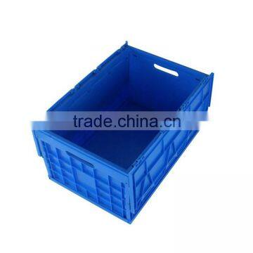 Folding plastic popcorn container