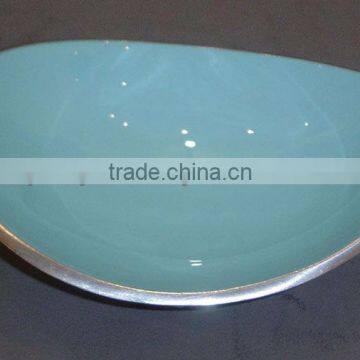 Cast Aluminium Coloured Serving Bowl