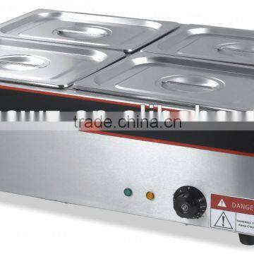 Desktop Stainless Steel Electric 4-Pan Bain Marie for sale