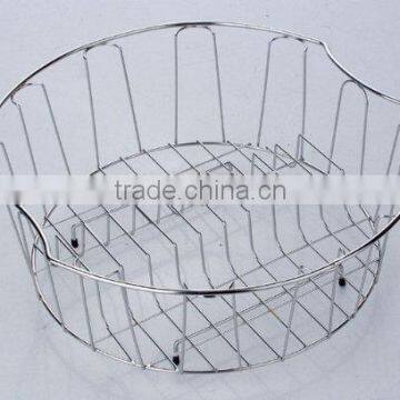 round S/S basket for kitchen sink