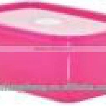 rectaingular plastic microwave heatable food container