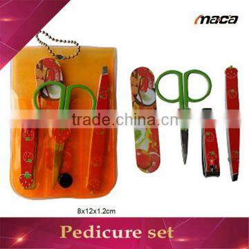 Manufacturer supply manicure pedicure set in hand bag