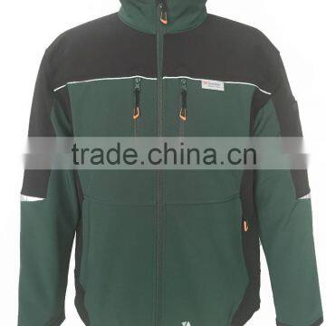 Mens Soft-shell two -tone Jacket with full waterproof zips