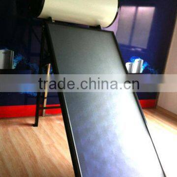 split pressure solar water heater with flat panel solar collector