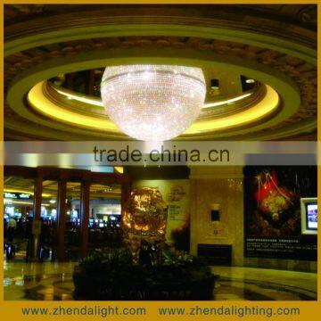 fashion design crystal beaded ceiling decoration lighting