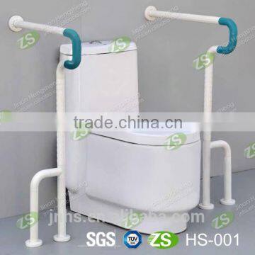 Safety nylon floor-to-wall support grab bar