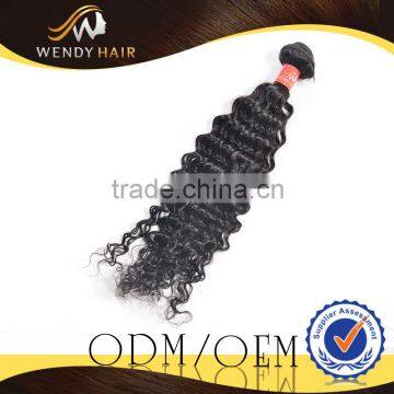 Cheap Price Virgin Remy Peruvian Black Color Afro Wave Human Hair Extensions photo-3