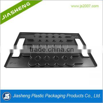 PS material ESD antistatic electronic plastic blister packaging tray