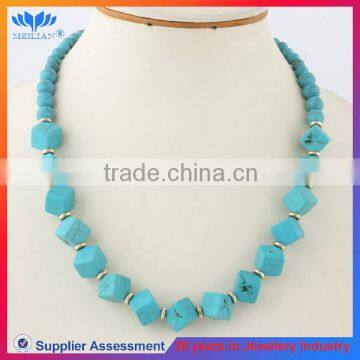 PROFESSIONAL WHOLESALE natural turquoise seed bead necklace