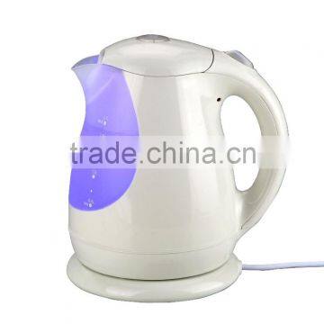 Low Price Fashion Design and Color Changing Plastic Cordless Electric Water Kettle/boiling Milk photo-2