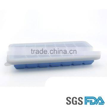 FDA&SGS Safe Food Grade High Quality Silicone Ice Tray With Lid photo-5