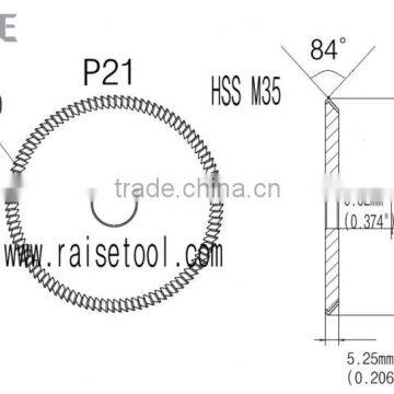 16.033.H30 ! P21 HSS key cutters used for DELTA 2000,DELTA 2000 FOkey machine