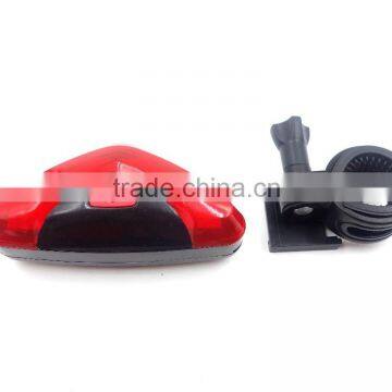 8SMD Bicycle Cycling Mountain Bike Light Laser Tail Light With 2 Safety RED Laser Lines Projectors Rear Safety Warning photo-3