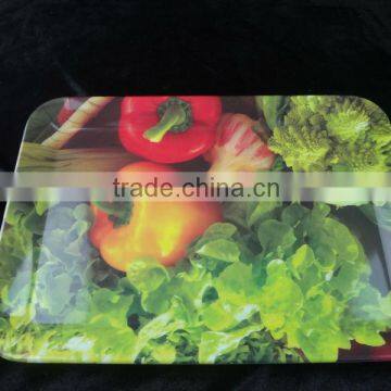 14 inch square melamine trays