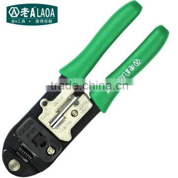 LAOA 8P Hand Crimping Tools / Network Crimping PlierModular Plug Crimping Cutter Crimper Tools for Round Wire Flat Wire photo-2