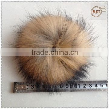 Genuine Raccoon Fur Pompons