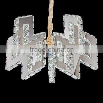 Modern Crystal Chandelier LED Lighting Fixture Pendant Light Ceiling Lamp