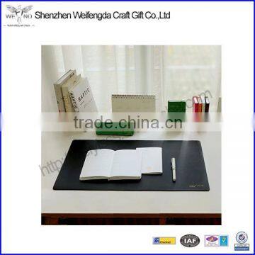 Black Desk Pad & Protector Leather Desk Pad for Desktops and Laptops