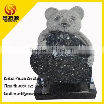 blue pearl teddy bear headstone