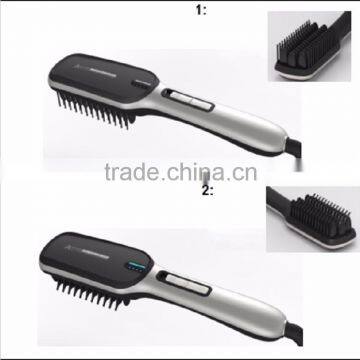 Newest Arrival Electric Profeessional Hair Straightener With Brush photo-2