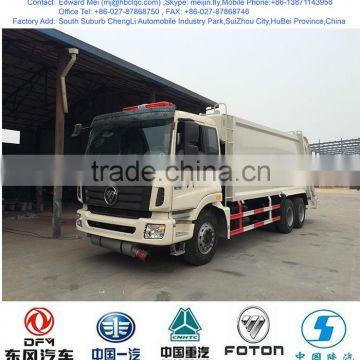 Foton compactor garbage truck 16 m3, compactor garbage truck,16000 liter garbage collection truck