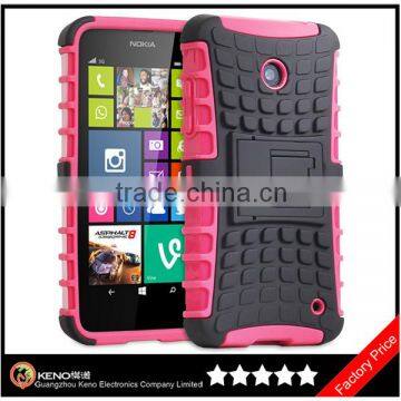 Keno For Nokia Lumia 635 630 Combo Case with Stand Protective Cover