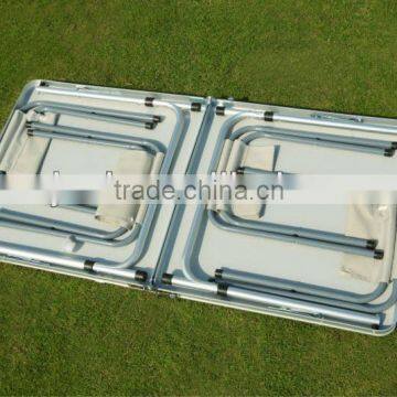 Outdoor Folding Aluminum Picnic Table--2 Setions- With Chairs photo-2