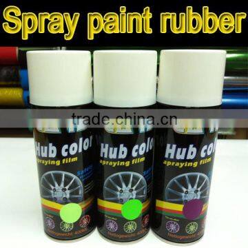 super quality spray rubber paint for car wheels, high quality rubber paint spray