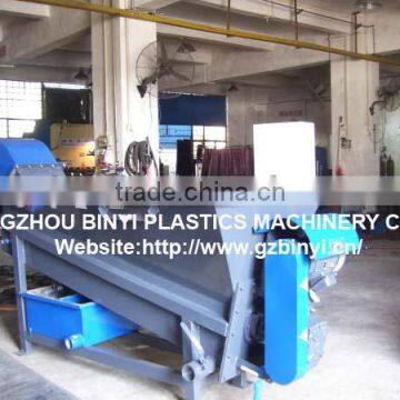 PET flakes,PP, label, sinked& floating plastic separator &separating tank plant