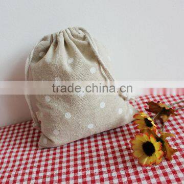 China factory directly wholesale linen drawstring bag