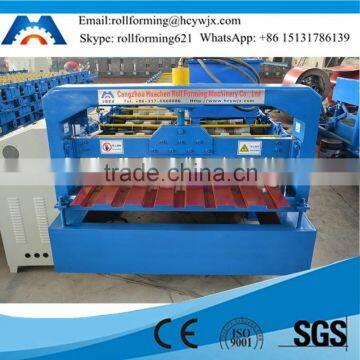 CNC Galvanize Steel Sheet Metal Wall Panel Roll Forming Machine photo-3