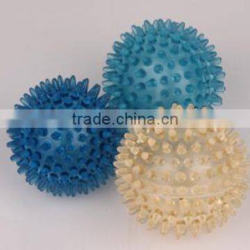 mini various size spiky massage ball hard massage ball can not inflable