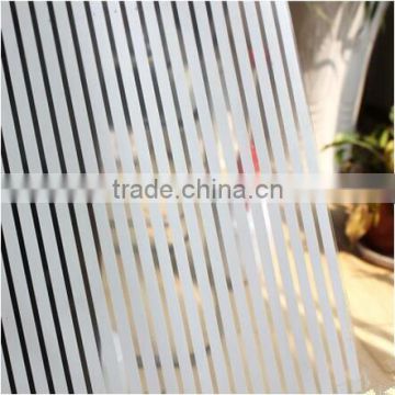 0703 white window-shutter pattern privay decorative window film similar to 3m window film