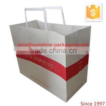 ECO-friendly promotional white craft paper bag