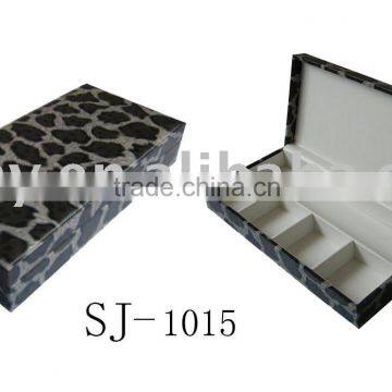 Leather decorative jewelry box