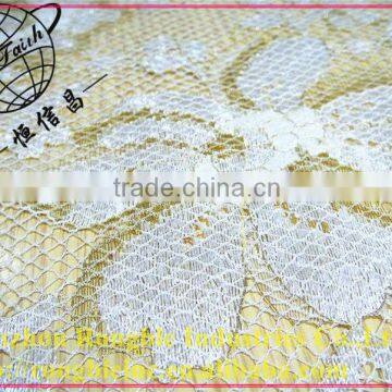 2014 fashion design flower lace fabric for dress