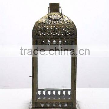 Iron Lantern, Metal Lantern, Antique Lantern